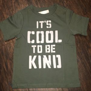 ⭐️COOL TO BE KIND TEE (ARMY GRN)
